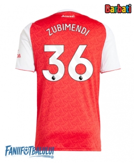 Arsenal Martin Zubimendi #36 Tricou Fotbal Replică 2025-26 Barbati Acasa
